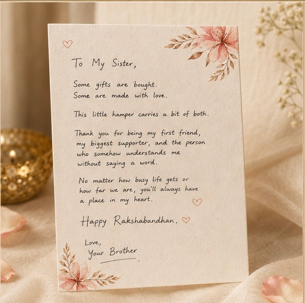 Sister’s Rakshabandhan Gift Hamper