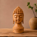 Handcrafted Wooden Buddha Statue - Meditation and Home Décor