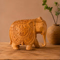 Royal Elephant – Handcrafted Wooden Elephant Décor