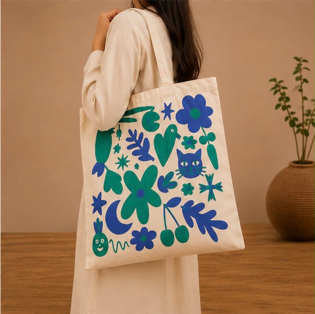 Bloomscape Cotton Canvas Tote Bag