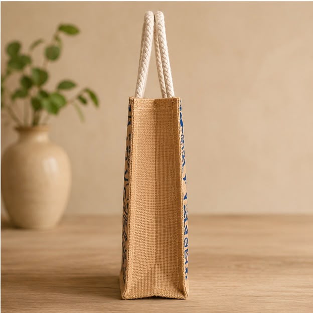 Rustic Jute Bottle Carrier