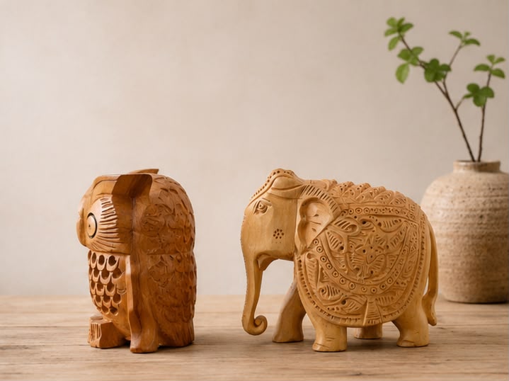 Royal Elephant & Guardian Owl Combo