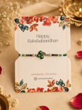 Peacock Charm Multicolour Rakhi